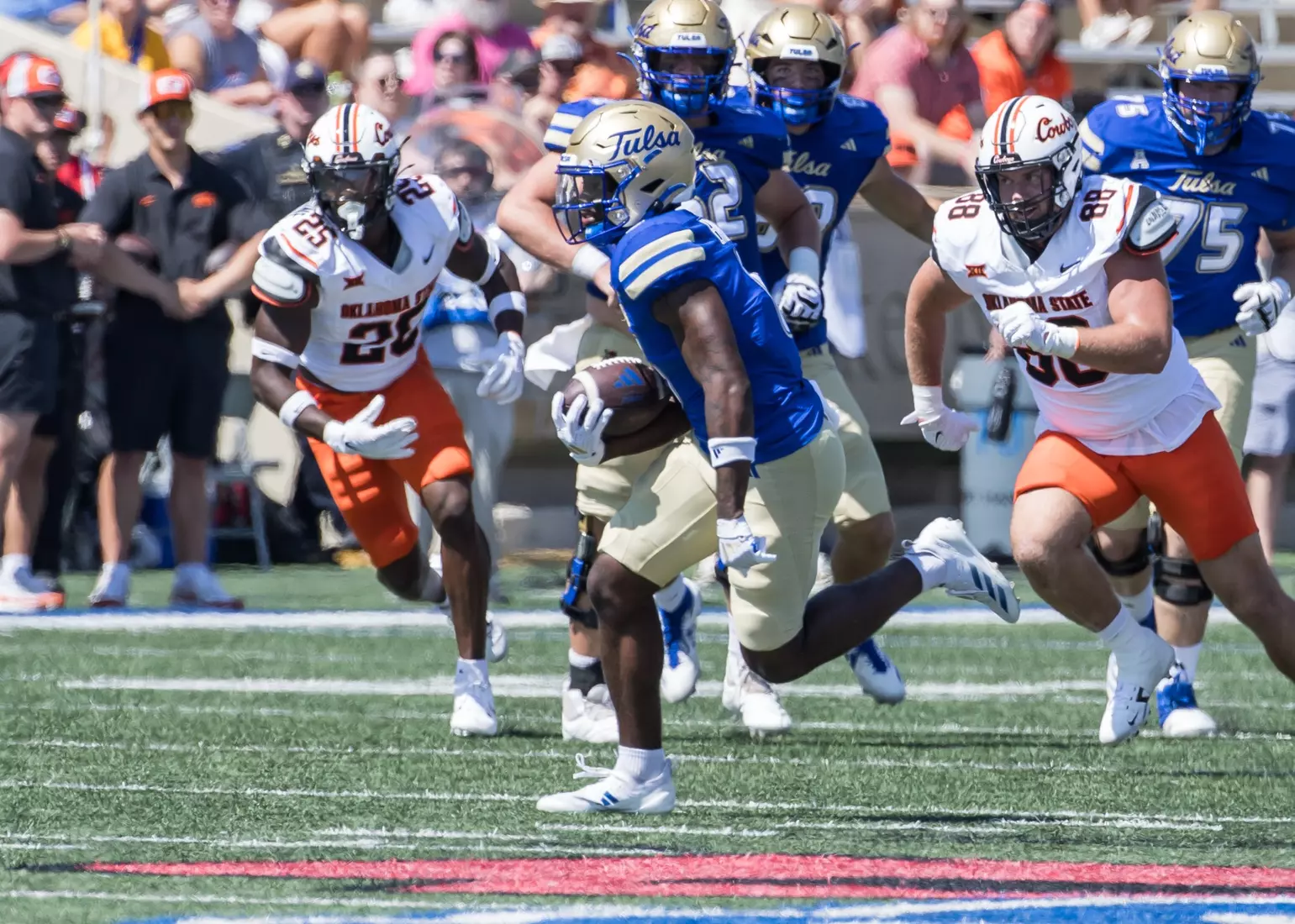 Tulsa Football vs. #13 Oklahoma State at H.A. Chapman Stadium on 9/14/24