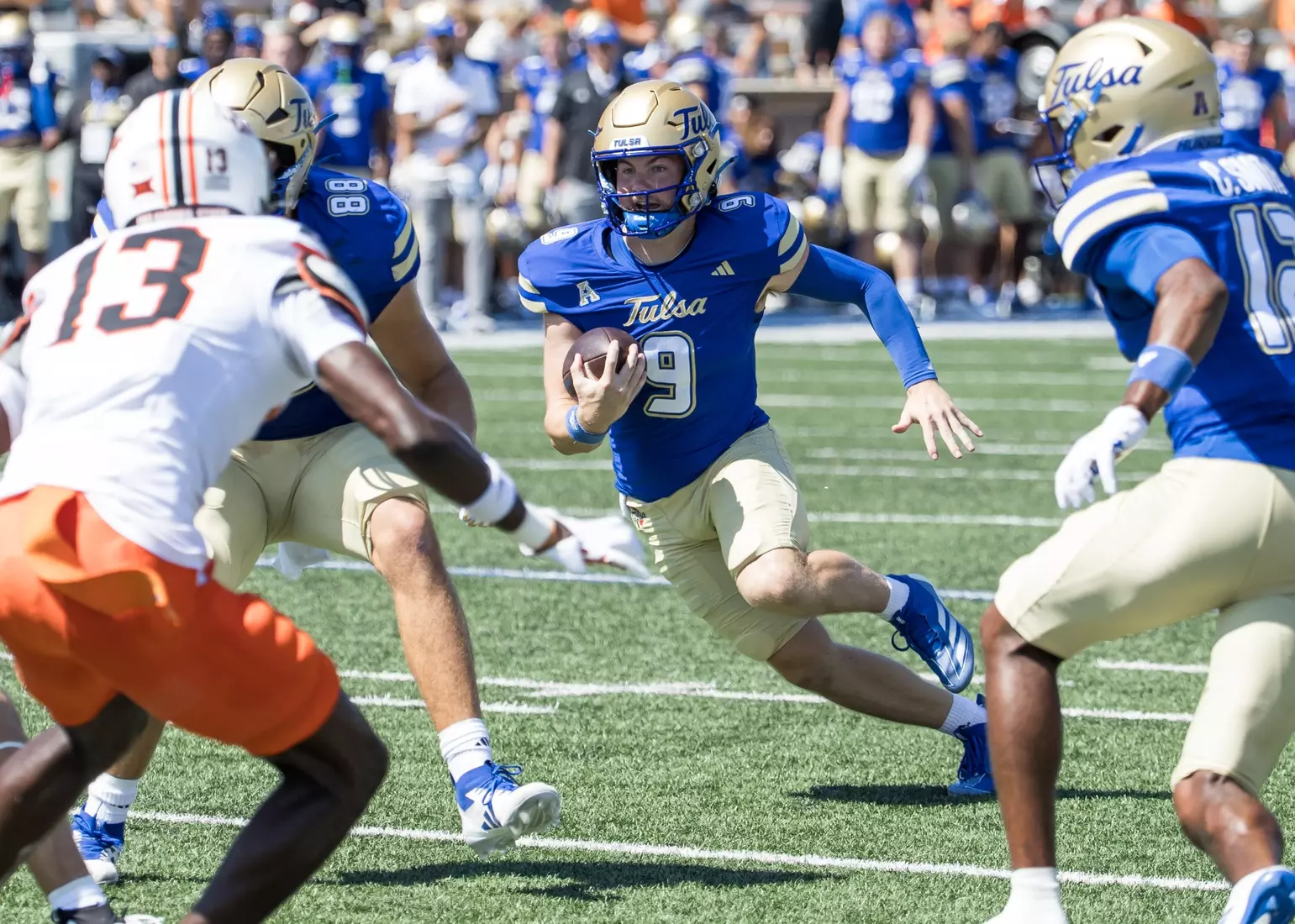 Tulsa Football vs. #13 Oklahoma State at H.A. Chapman Stadium on 9/14/24