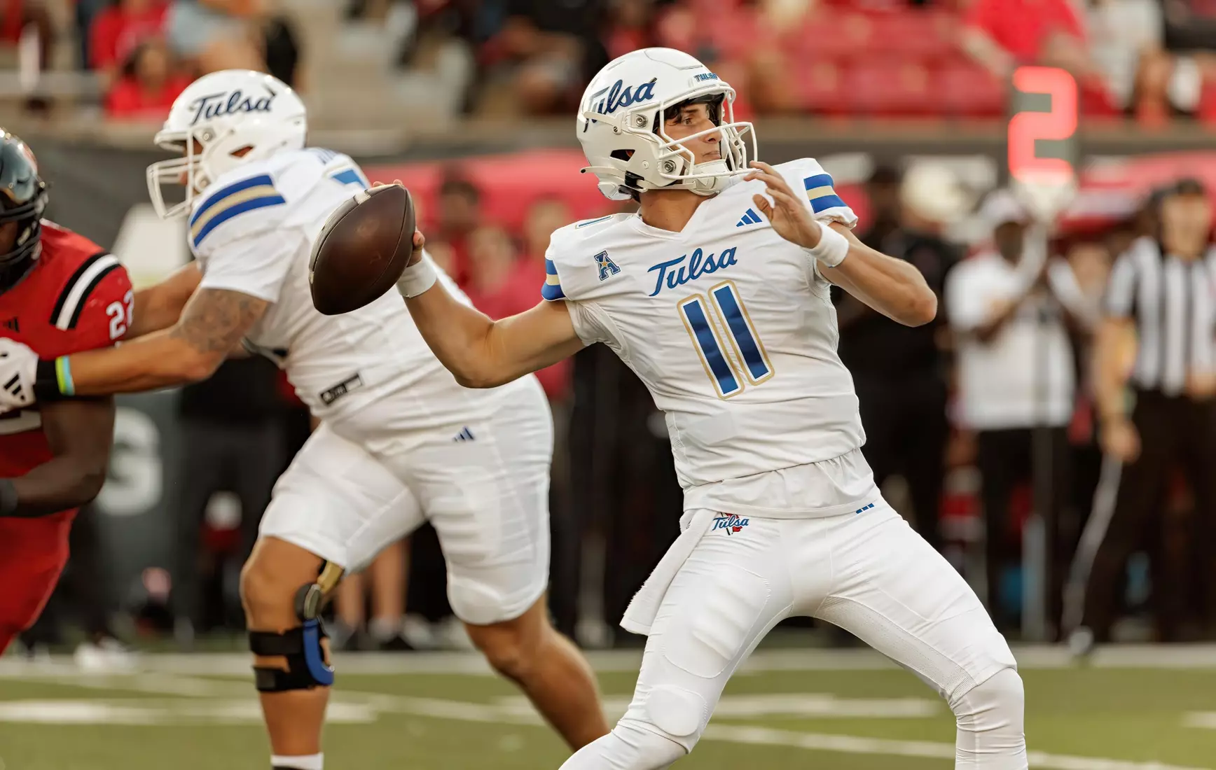 Tulsa Football vs. Arkansas State on Sept. 7, 2024 in Jonesboro, Ark.