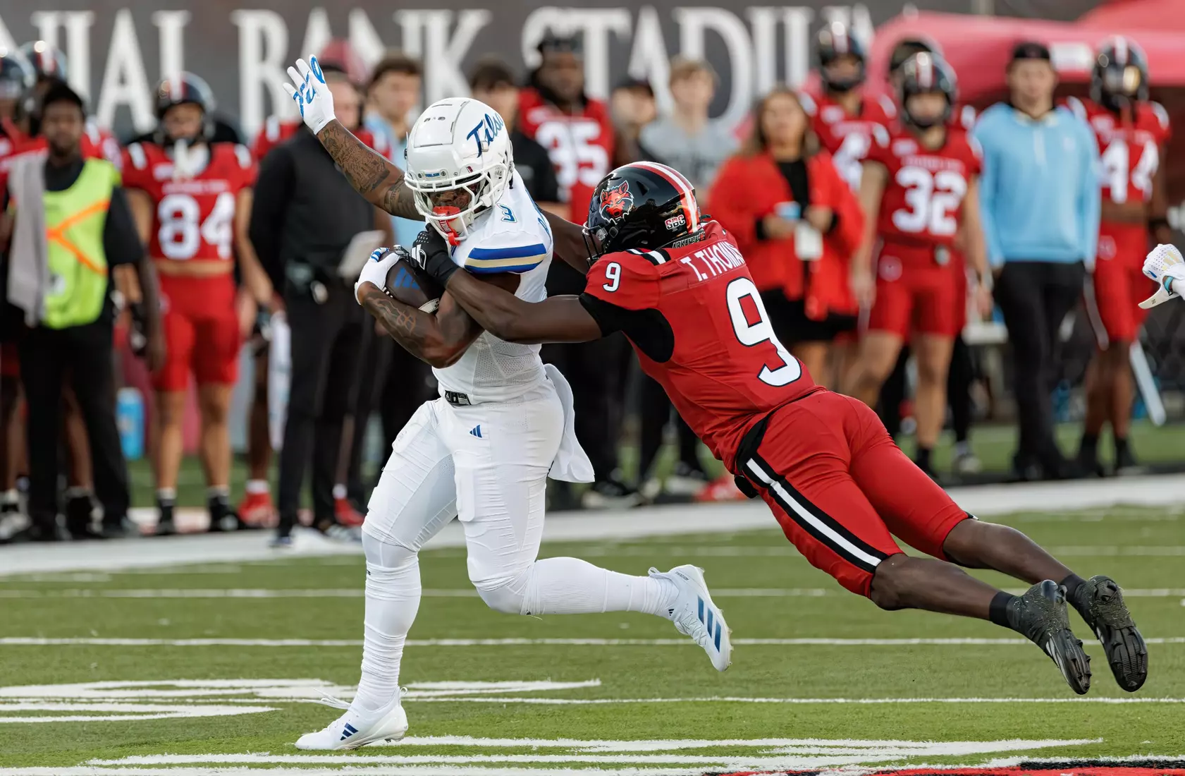 Tulsa Football vs. Arkansas State on Sept. 7, 2024 in Jonesboro, Ark.