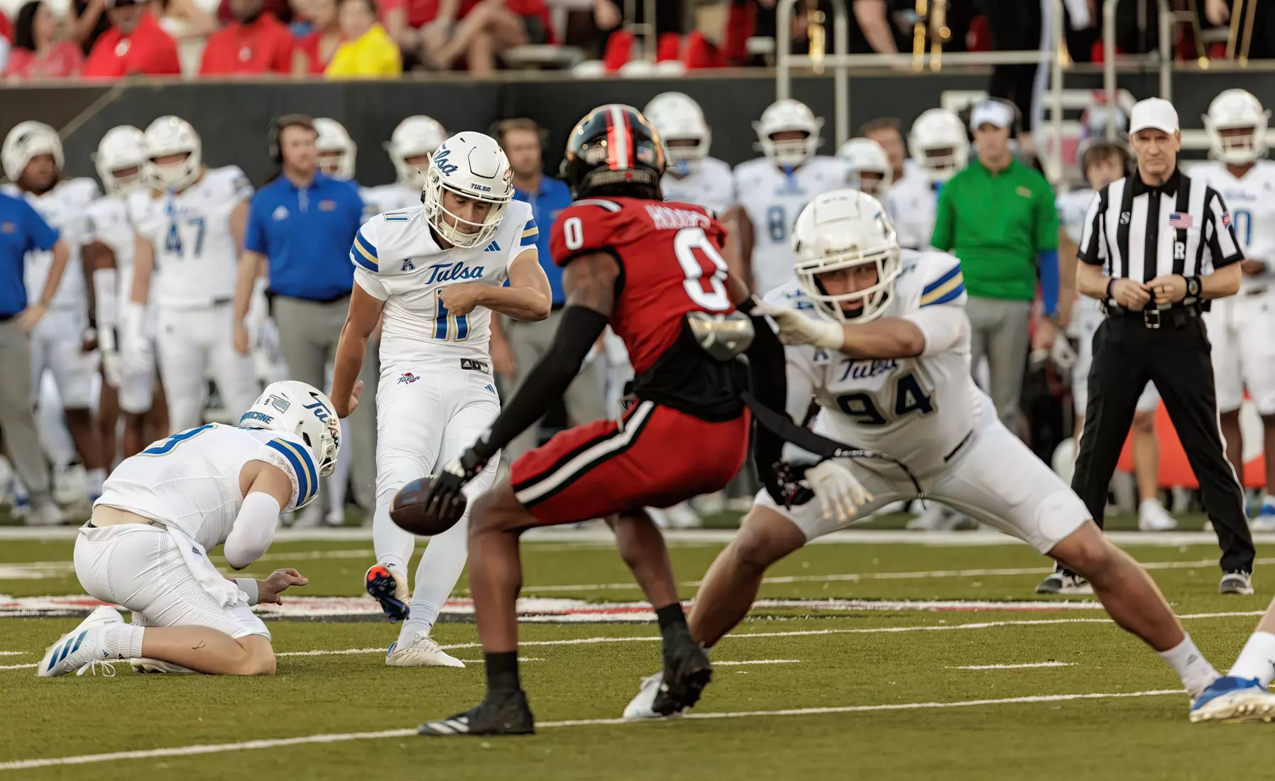 Tulsa Football vs. Arkansas State on Sept. 7, 2024 in Jonesboro, Ark.
