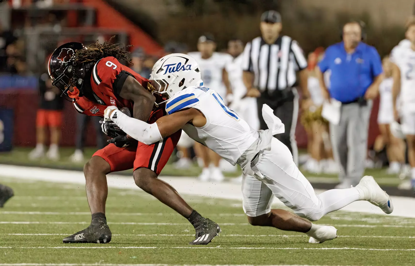 Tulsa Football vs. Arkansas State on Sept. 7, 2024 in Jonesboro, Ark.