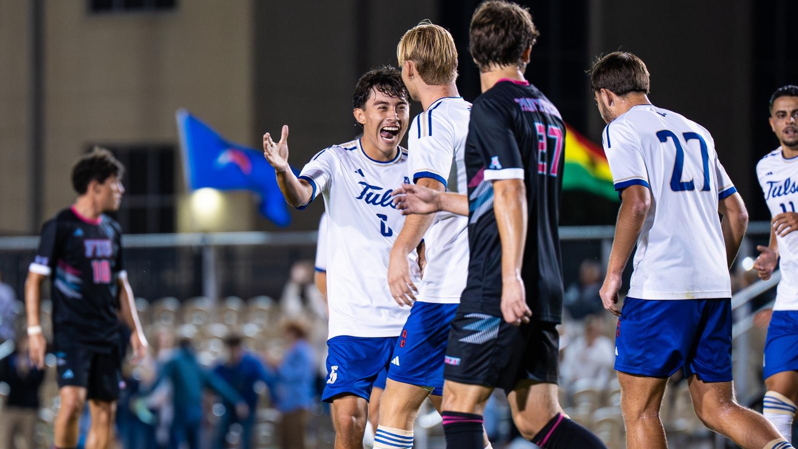 First Ice Soccer Men's Soccer Bests FIU in Thrilling 3-2 Match - Tulsa