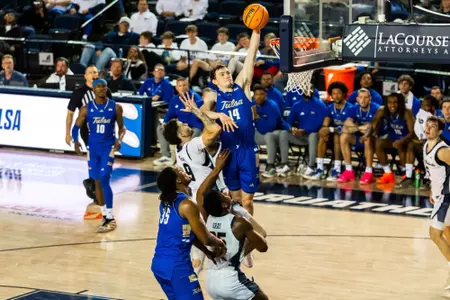 Miles Barnstable posturizes a defender in the Mayor's Cup