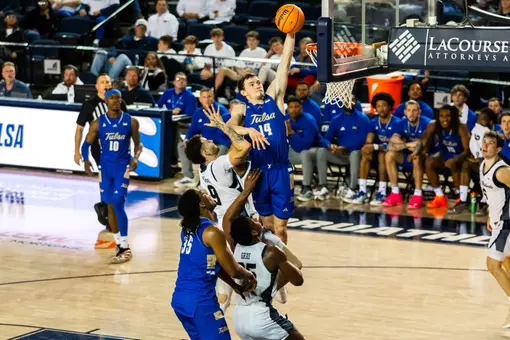 Miles Barnstable posturizes a defender in the Mayor's Cup