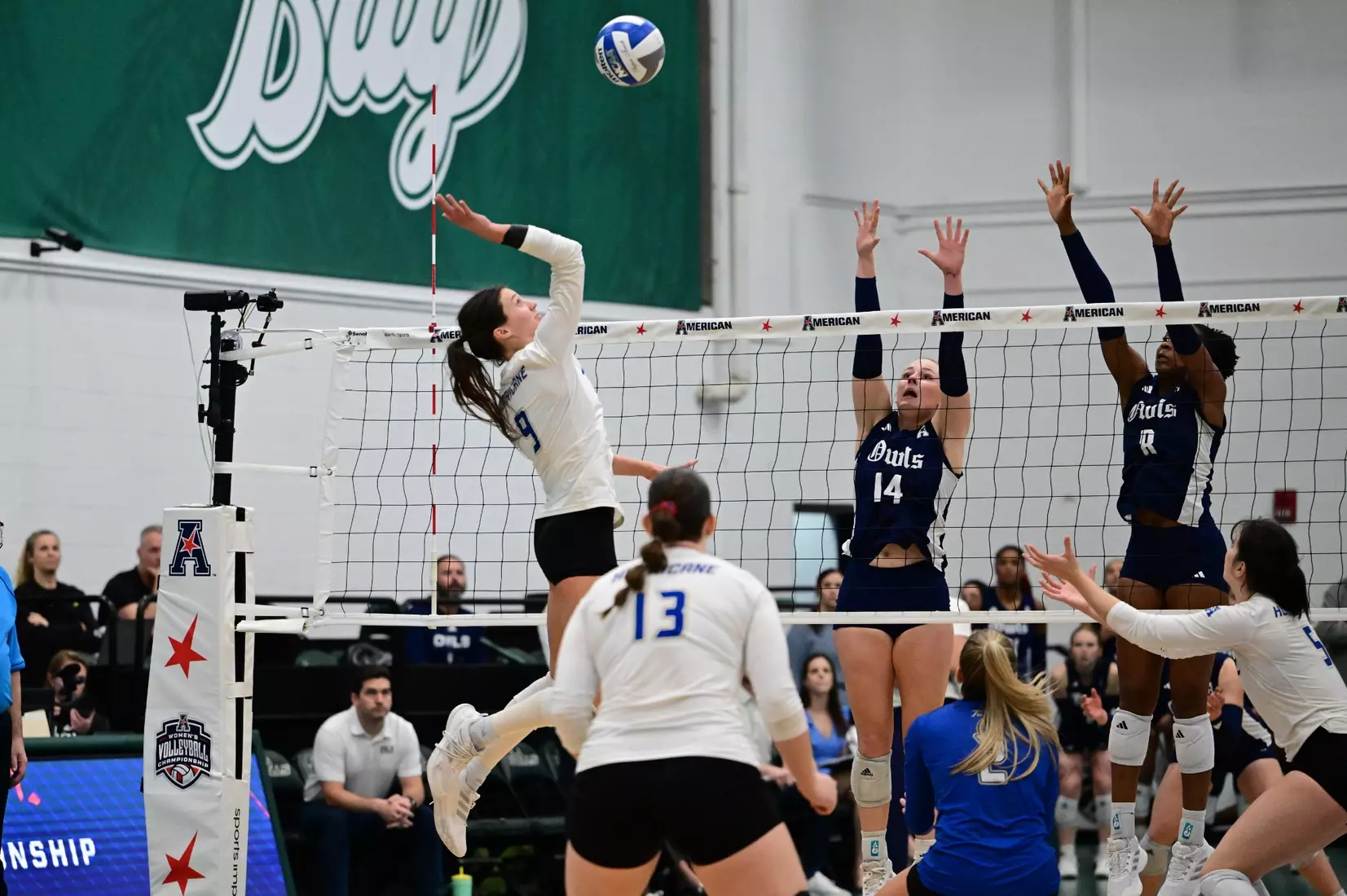 Tulsa vs. Rice in the American Championship final in the USF Corral on 11/23/25.