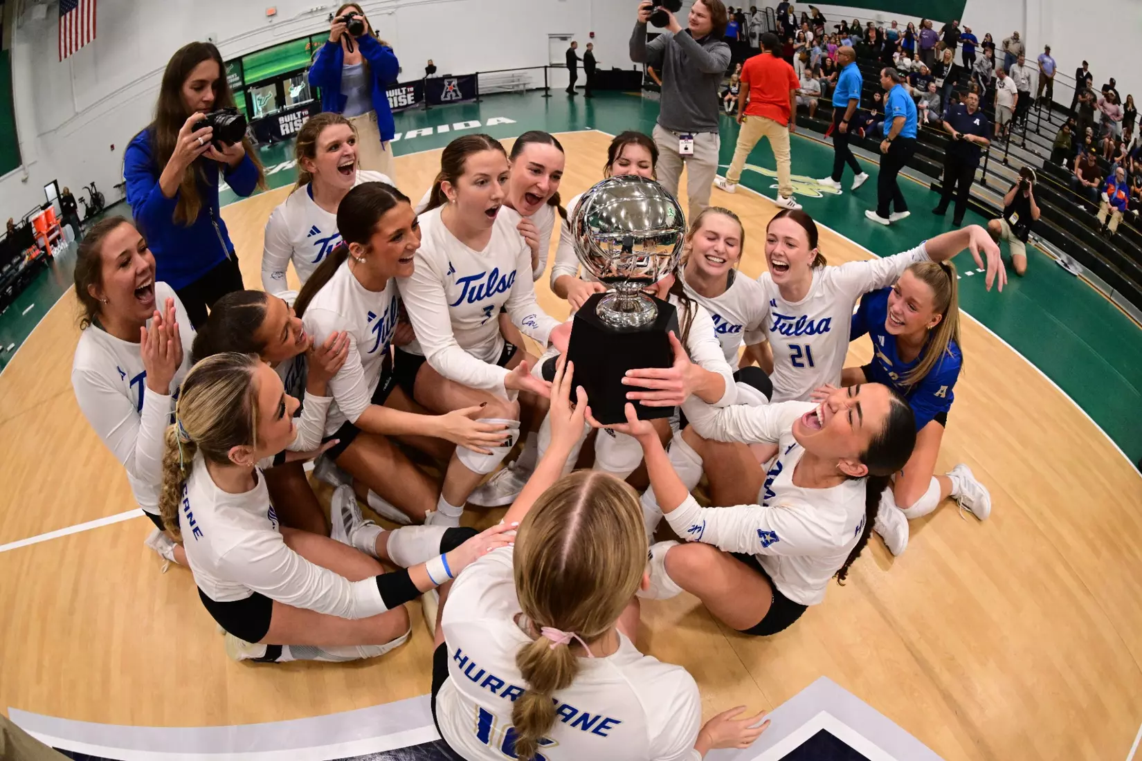 Tulsa vs. Rice in the American Championship final in the USF Corral on 11/23/25.