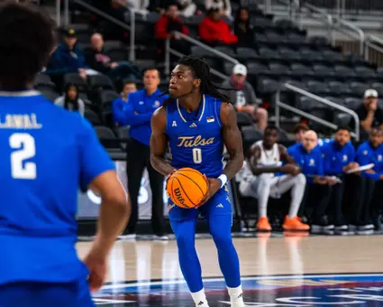 Ade Popoola looks to shoot against San Jose State