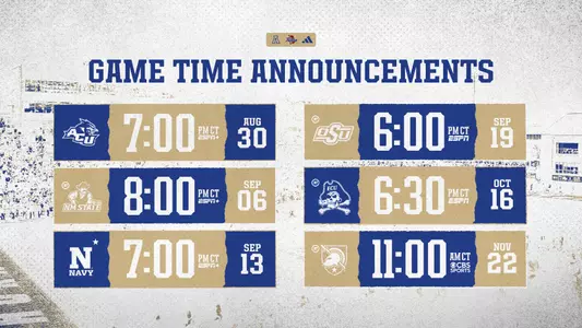 2025 Football Kickoff Times