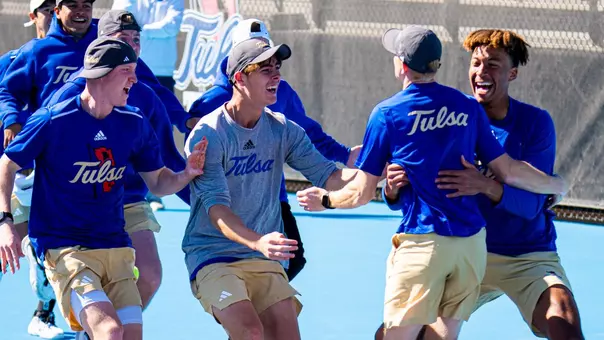 Men's Tennis Celebration