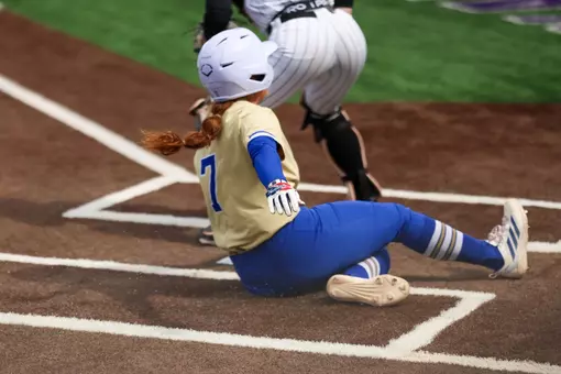 Claira Skaggs slides into home against Army