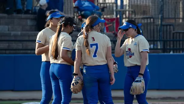 Tulsa huddles as a team