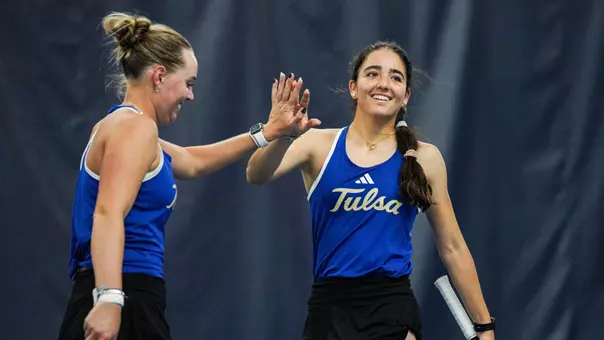 Coral Valle and Tayla Wilmot doubles vs Tarleton State