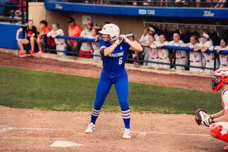 Mackenzy Glenn at the plate against Oklahoma State