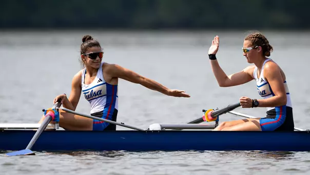 Tulsa rowers on the water