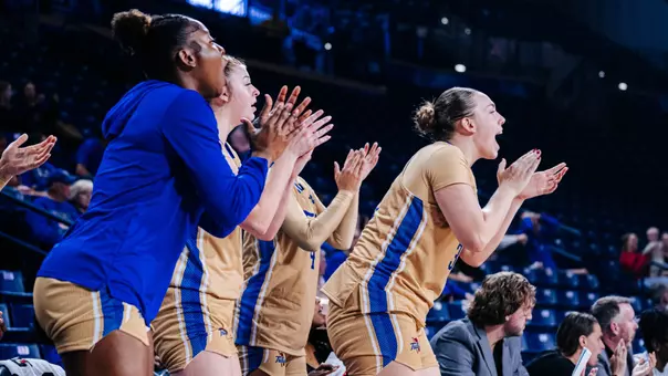 TU WBB Bench vs houston christian