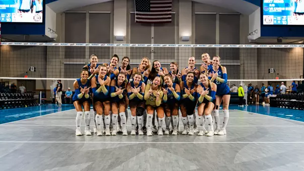 VB Celebration after creighton win