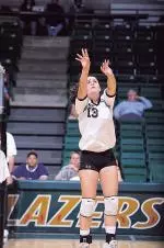 Senior setter Heather Dempsey posted 42 assists in UAB's 3-2 victory over Jacksonville State.