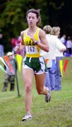 Carla Kelly finished in a time of 24:53.06 at the NCAA South Regional.