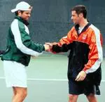 UAB senior men's tennis player, Alex Jung (left) was named Conference USA Athlete of the Week for the week ending March 24.