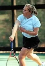 Monika Schmid captured the Blazers only point in Saturday's 4-1 loss to Marquette in the C-USA Championship.