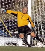Record Setting Goalkeeper and Conference USA Freshman of the Year Clint Baumstark will look to lead the Blazers against a tough 2002 schedule.