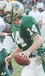 Quarterback Thomas Cox and the Blazers are fired up for the 2002 Season.