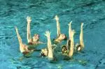 The synchronized swimming team won the Florida State Tri-Meet.