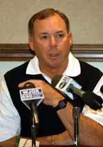 UAB coach Pat Sullivan talks to the media Monday about his ongoing fight with cancer.