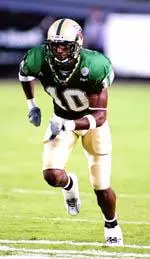 Roddy White caught a 61-yard touchdown pass in the fourth quarter against Tulane.