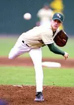 Junior right-hander Jeff Brown will be one of the leaders on the Blazer pitching staff in 2004.