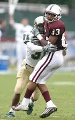 Defensive back Brandon Register had nine tackles in Saturday's win at Mississippi State.