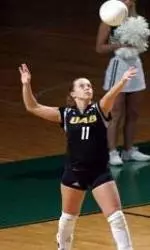 Meredith Walker led the Blazers with 10 digs in Friday's match at USF.