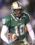 Receiver Roddy White grabbed 10 catches for 253 yards at Tulane Saturday.