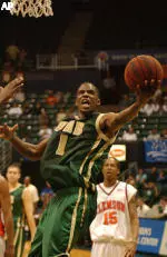 UAB's Donell Taylor scored 19 points Wednesday after scoring a career-high 26 against Clemson Tuesday. (AP Photo/Ronen Zilberman)