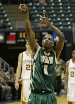 Donell Taylor shoots a free throw in Wednesday's game against USC. Photo by Barry Markowitz.
