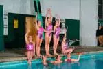 The UAB synchronized swimming team won the Stanford Tri-Meet, posting an overall score of 96.
