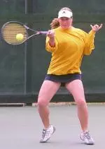 Femke de Boer took a straight set win at No. 1 singles vs. Birmingham-Southern.
