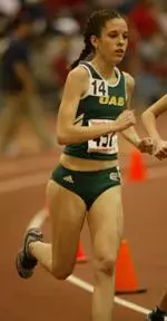 Elizabeth Ambrus set a new UAB freshman record in the 3000-meters at Vanderbilt