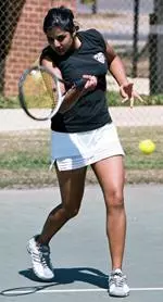 Samrin Tanzeem was a winner at the No. 6 singles slot