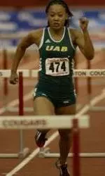 Senior Theresa Smith lead the Blazers to another strong performance with a first place finish in the 55-meter hurdles.