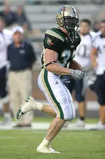 Dan Burks scored a touchdown for the Blazers with just 3:38 left in the game.