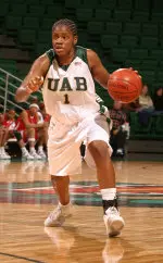 Crystal McFadden tallied a double-double in UAB's exhibition game