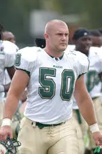 Center Matt Batusic is one of 17 seniors playing his final game at Legion Field Saturday.