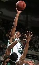 Demario Eddins scored 23 in the win Tuesday. Photo by Ashley Fleming.
