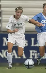 Jill Porto and Nasra Abdullah were both honored by the NSCAA Monday