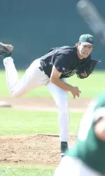 Senior Ryan Huffman pitched 3.1 solid innings of relief to pick up the victory on Thursday.