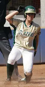 Nicole Whitlock drove in the lone UAB run on Sunday