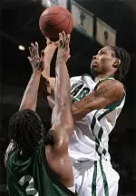 Junior Demario Eddins had a season-high 23 points in Wednesday's win at Marquette. Photo by Ashley Fleming.