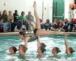 The Blazers placed second on Saturday afternoon at Bell Aquatics Center.